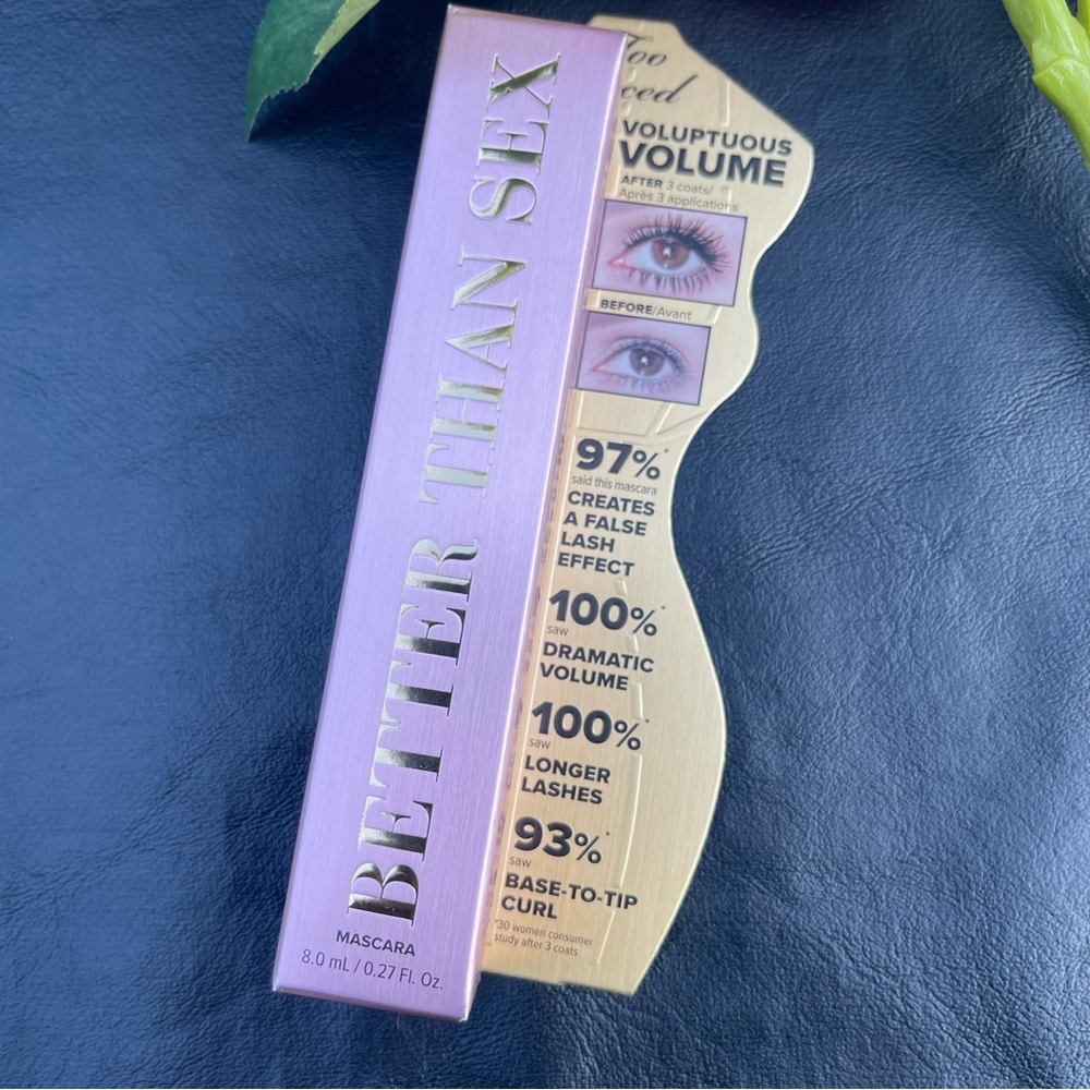 TOO FACED Better Than Sex Volumizing Mascara (.27oz / 8.0ml).